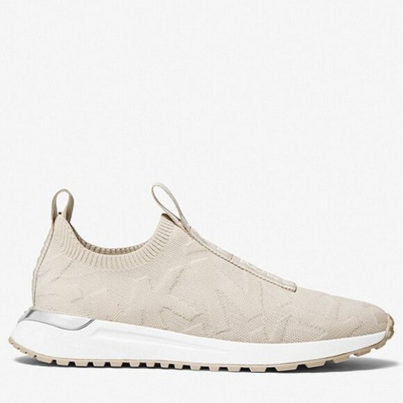 MICHAEL Michael Kors Bodie Logo Embossed Stretch Knit Slip-On Trainer - Picture 3 of 10